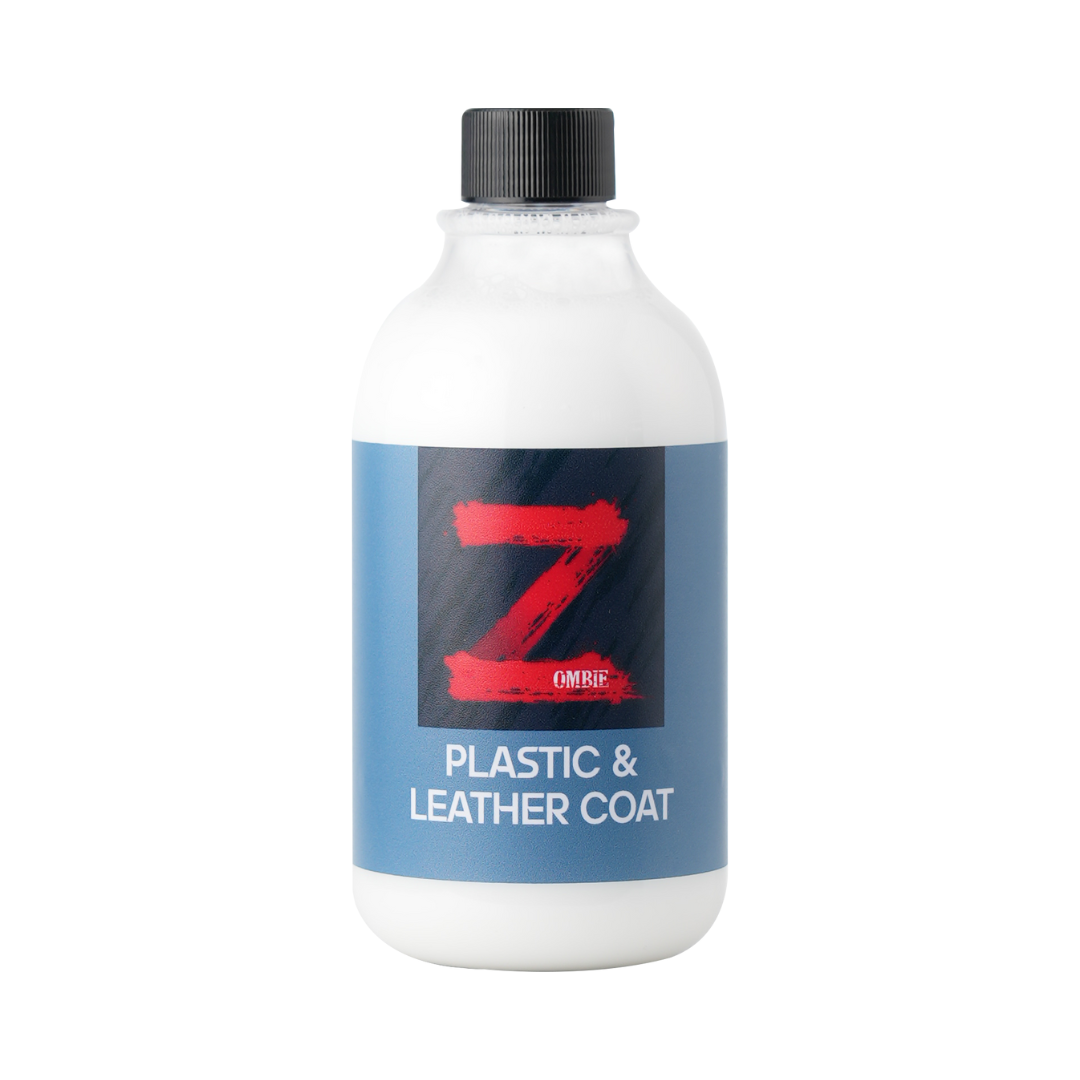 PLASTIC & LEATHER COAT
